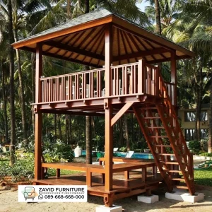 Gazebo Kayu Tingkat Gazebo Kayu Tingkat