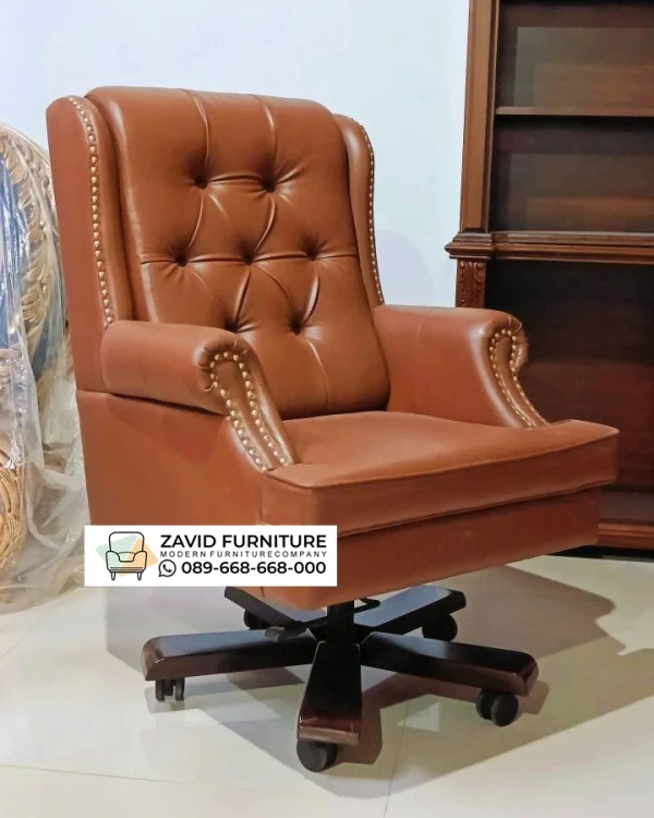 Kursi Direktur Kulit Asli Kursi Direktur Kulit Asli