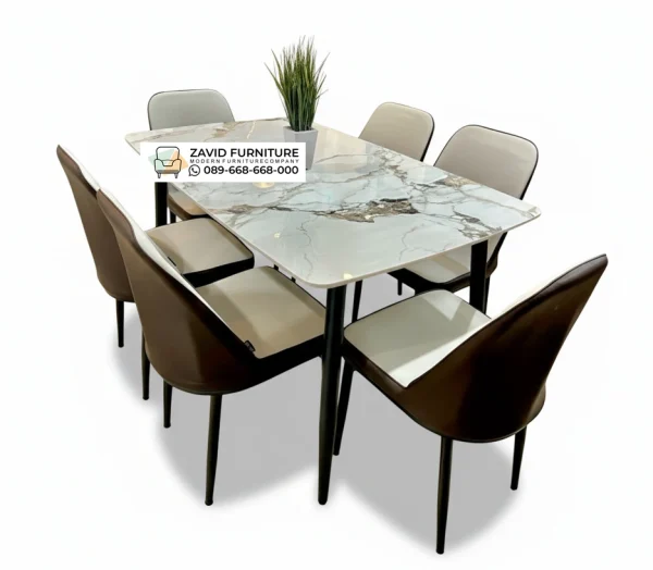 Meja Makan Granit 6 Kursi Meja Makan Granit 6 Kursi