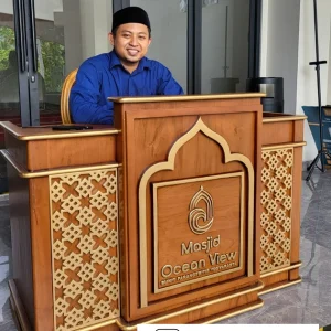 Meja Mimbar Kajian Minimalis Meja Mimbar Kajian Minimalis