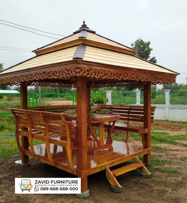 Gazebo Kayu Jati Model Baru Gazebo Kayu Jati Model Baru