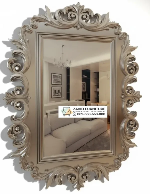 Frame Pigura Cermin Modern Ukir
