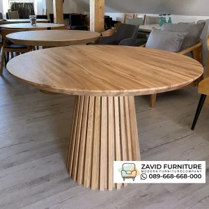 Kaki Meja Bulat Kayu Kaki Meja Bulat Kayu