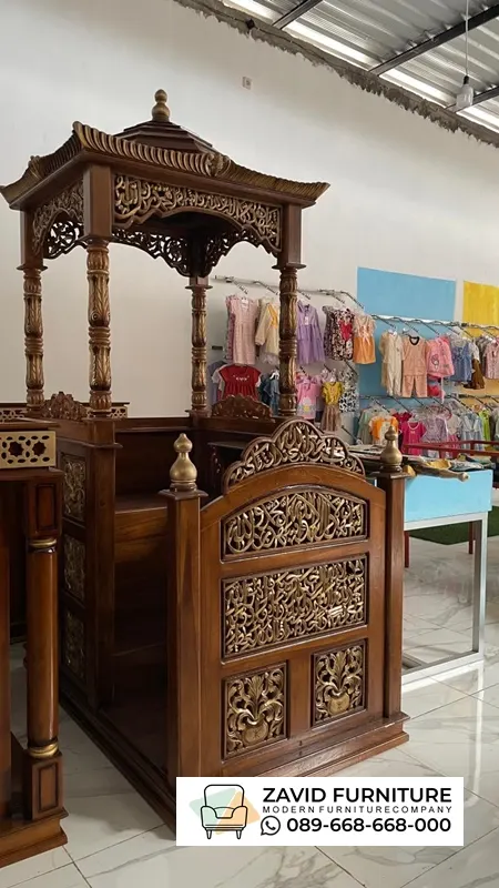 Mimbar Masjid Tebing Tinggi Mimbar Masjid Tebing Tinggi