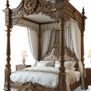 Tempat Tidur Klasik Berkelambu Tempat Tidur Klasik Berkelambu