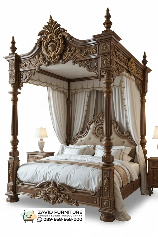 Tempat Tidur Klasik Berkelambu Tempat Tidur Klasik Berkelambu