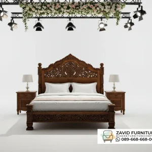 Jual Tempat Tidur Jati Klasik Tangerang