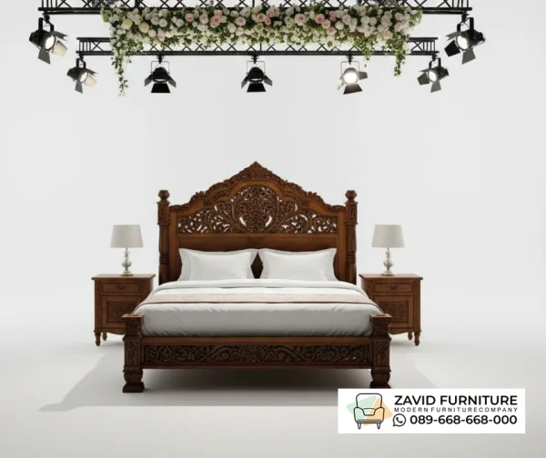 Jual Tempat Tidur Jati Klasik Tangerang