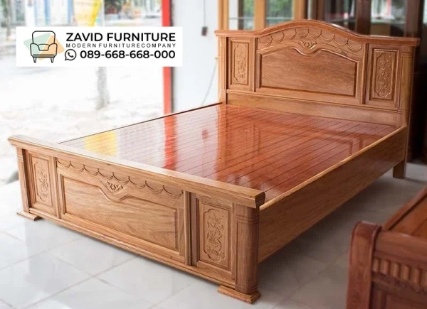 Jual Tempat Tidur Jati Ukir Tegal