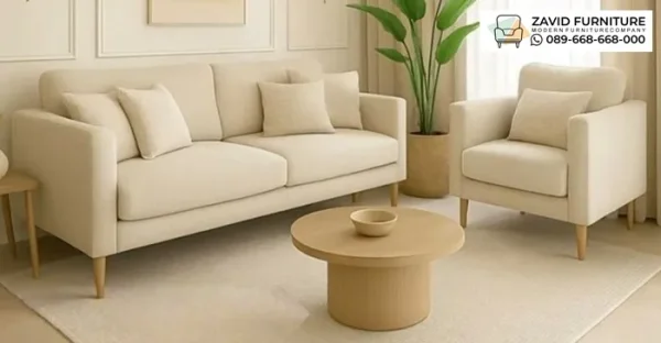 Kursi Tamu Minimalis Modern Putih