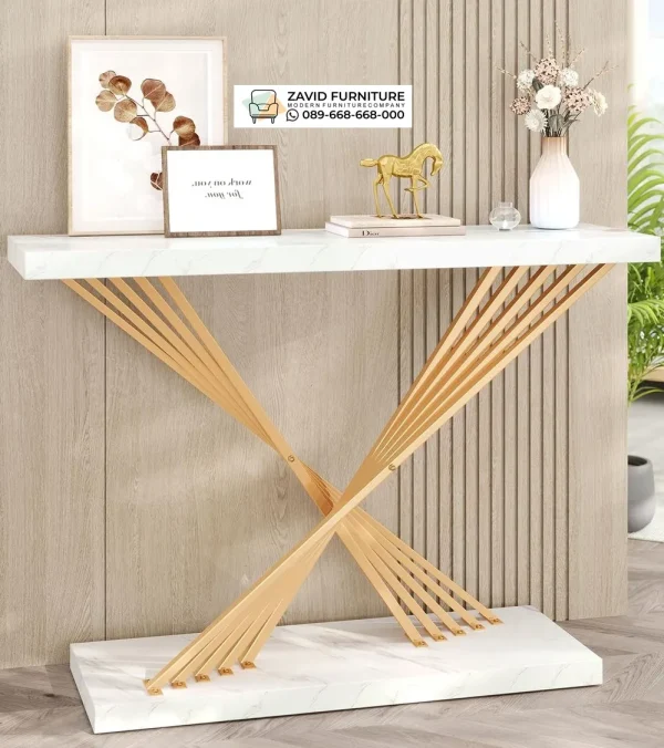 Meja Konsul Dengan Bentuk Kaki Unik