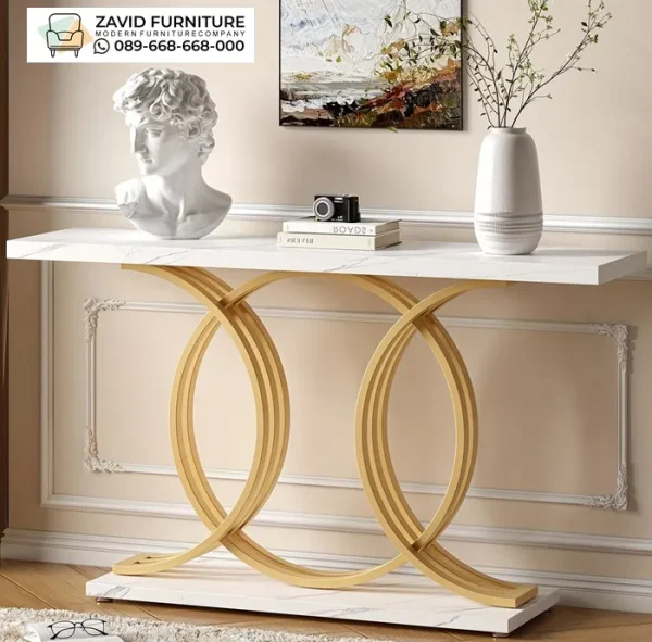 Meja Konsul Marmer Putih Pekalongan