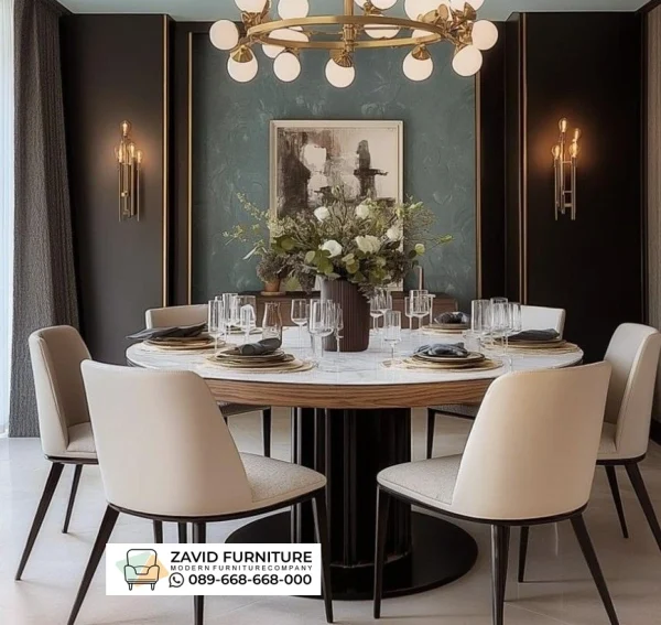 Meja Makan Marmer Bulat Terbaru Meja Makan Marmer Bulat Terbaru