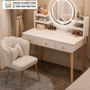 Meja Rias Minimalis Cermin Bulat Meja Rias Minimalis Cermin Bulat