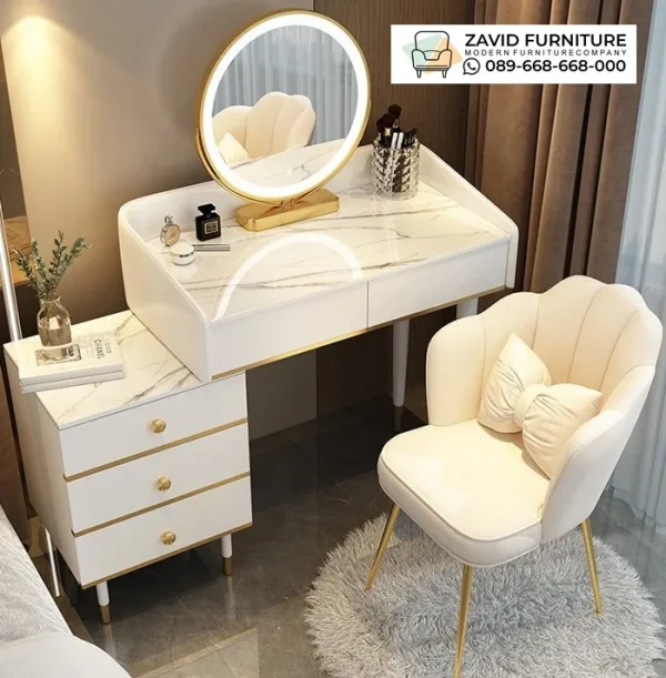 Meja Rias Minimalis Marmer