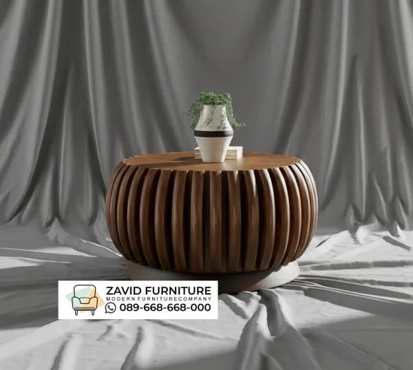 Meja Tamu Bulat Unik Kayu Jati Meja Tamu Bulat Unik Kayu Jati