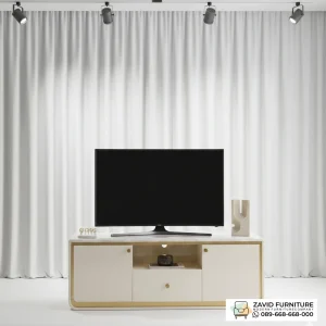 Meja Tv Putih Minimalis