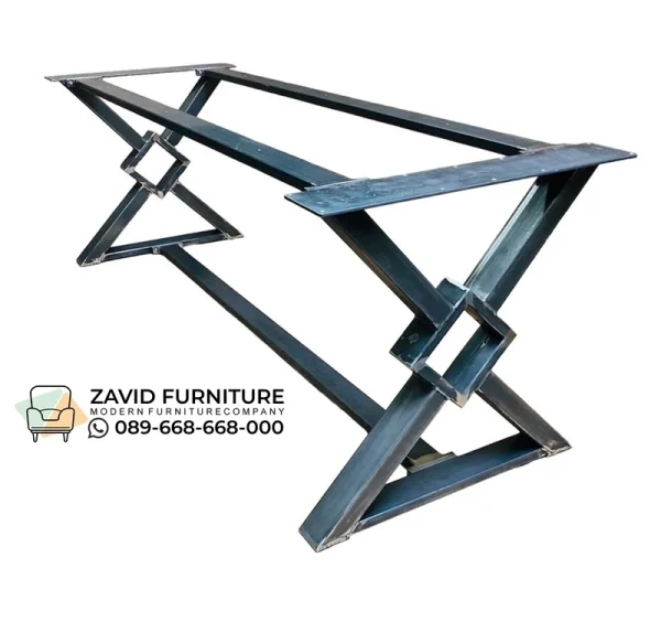 Rangka Besi Meja  Diamond X