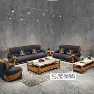 Set Kursi Tamu Kulit Manado