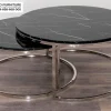 Coffe Table Hitam Marmer Jakarta