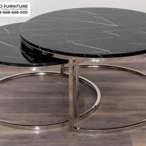 Coffe Table Hitam Marmer Jakarta