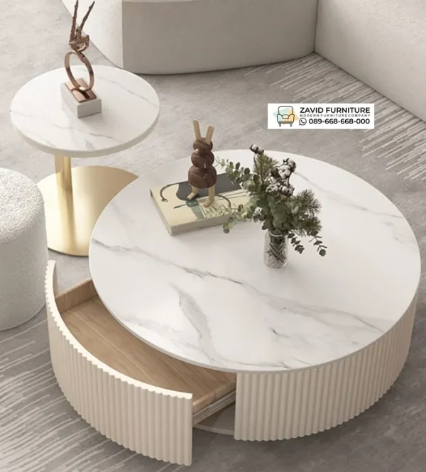 Coffe Table Marmer Magelang