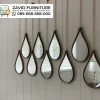 Jual Frame Cermin Kayu Desain Tetes Air
