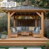 Jual Gazebo Kayu Desain Simpel Jual Gazebo Kayu Desain Simpel
