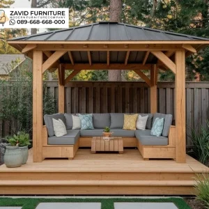 Jual Gazebo Kayu Desain Simpel Jual Gazebo Kayu Desain Simpel