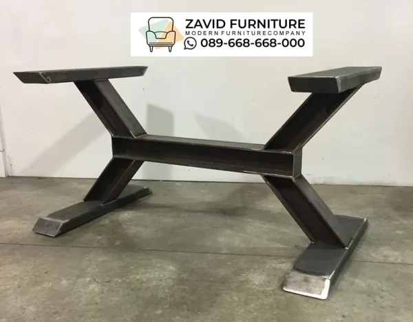 Jual Kaki Meja Industrial Tipe X Besi Hollow Jual Kaki Meja Industrial Tipe X Besi Hollow