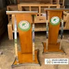 Jual Podium Stainless kayu jati berkualitas