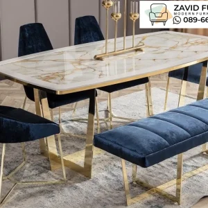 Jual Satu Set Meja Makan Marmer Semarang