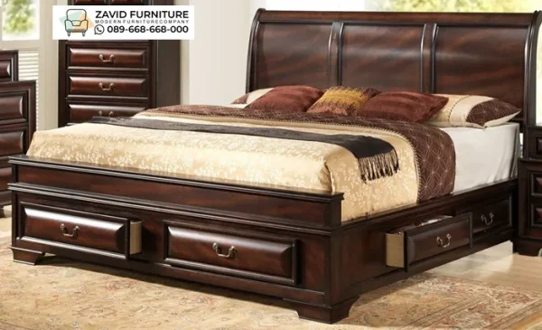 Jual Tempat Tidur Bojonegoro Kayu Jati Asli