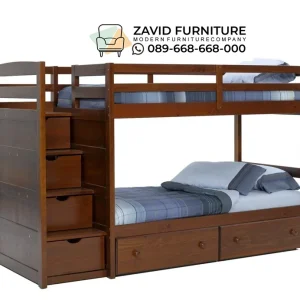 Jual Tempat Tidur Kayu Jati Tingkat Laci Jember