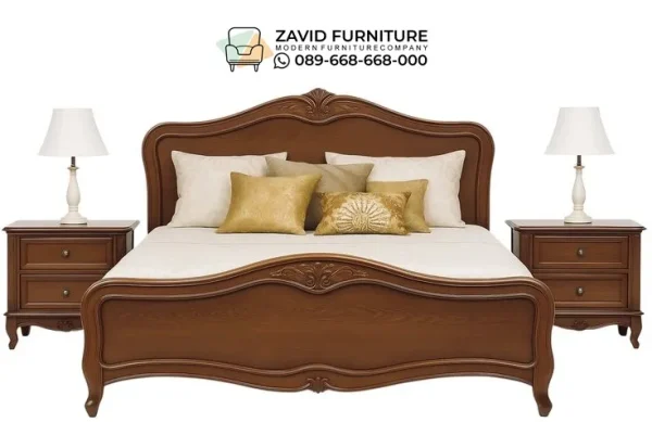 Jual Tempat Tidur Kayu Jati Ukir Klasik Kediri