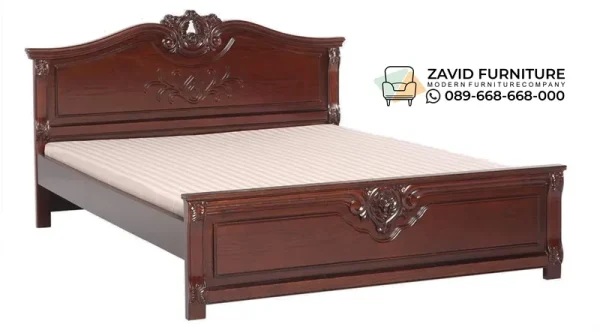 Jual Tempat Tidur Kayu Jati Ukir Madiun Klasik
