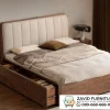 Jual Tempat Tidur Laci Kayu Jati Platform Minimalis