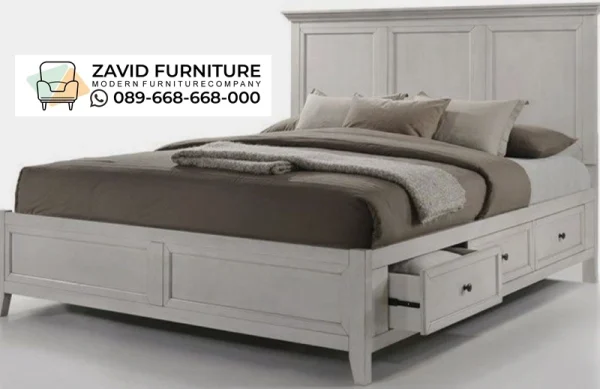 Jual Tempat Tidur Laci Kayu Jati Putih Minimalis Terbaru Jual Tempat Tidur Laci Kayu Jati Putih Minimalis Terbaru