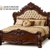 Jual Tempat Tidur Mewah Kayu Jati Ukir  Probolinggo