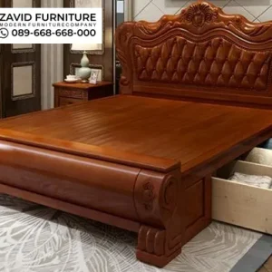 Jual Tempat Tidur Sumenep Kayu Jati Laci Mewah Jual Tempat Tidur Situbondo Kayu Jati Laci Minimalis