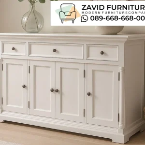 Kabinet Lemari Laci Serbaguna Pintu Panel White Kabinet Lemari Laci Serbaguna Pintu Panel White