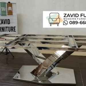 Kaki Meja Makan Stainless Silang Kaki Meja Makan Stainless Silang