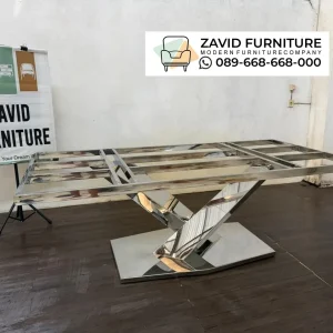 Kaki Meja Makan Stainless Silang Tebal Kaki Meja Makan Stainless Silang Tebal