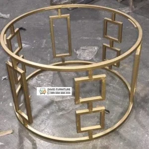 Kaki Meja Stainless Gold Coffe Table Semarang