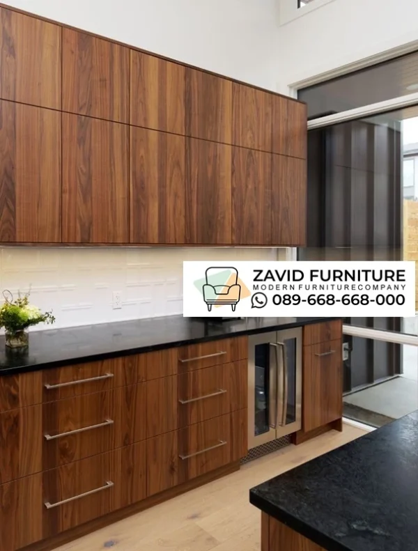 Kitchen Set Minimalis Linear Kayu Solid