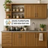 Kitchen Set Panel Kayu Jati Minimalis Skandinavia