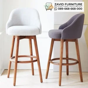 Kursi Bar Cafe Kayu Minimalis Retro Tangerang