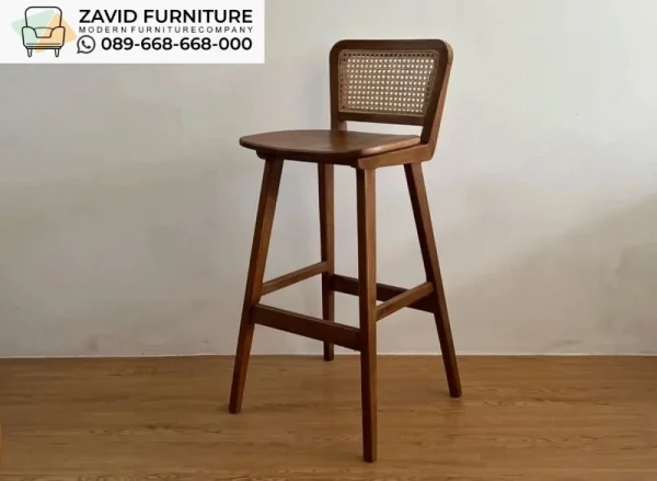 Kursi Bar Kayu Anyaman Rotan Minimalis Kediri Kursi Bar Kayu Anyaman Rotan Minimalis Kediri