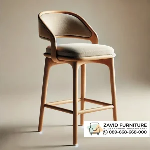 Kursi Bar Kayu Estetik Minimalis Modern