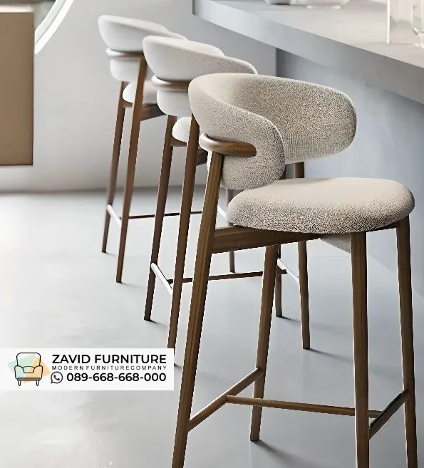 Kursi Bar Kombinasi Desain Klasik